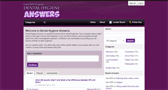 Desktop Screenshot of dentalhygieneanswers.com
